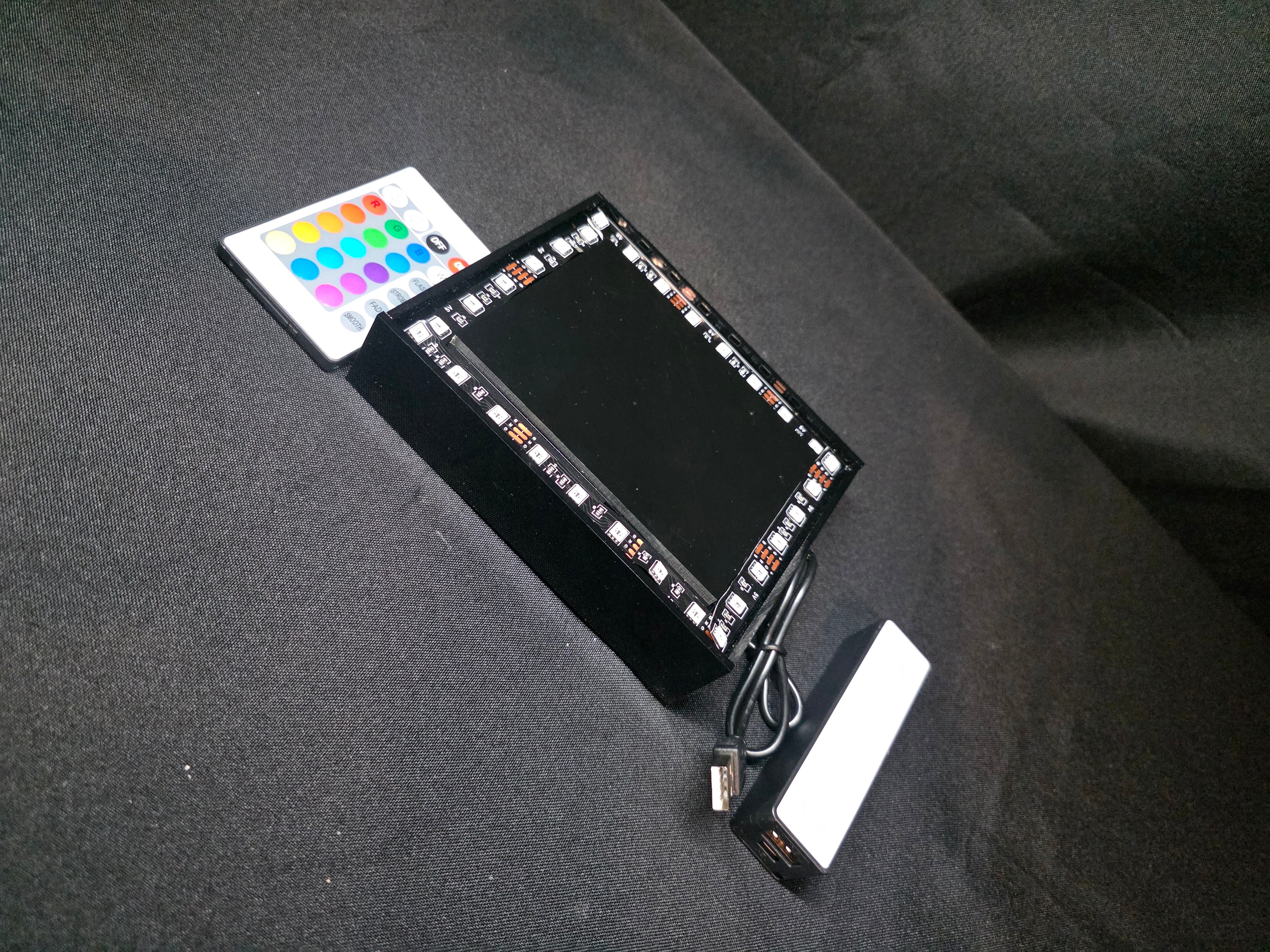 A Multi-Color LED Base Stand