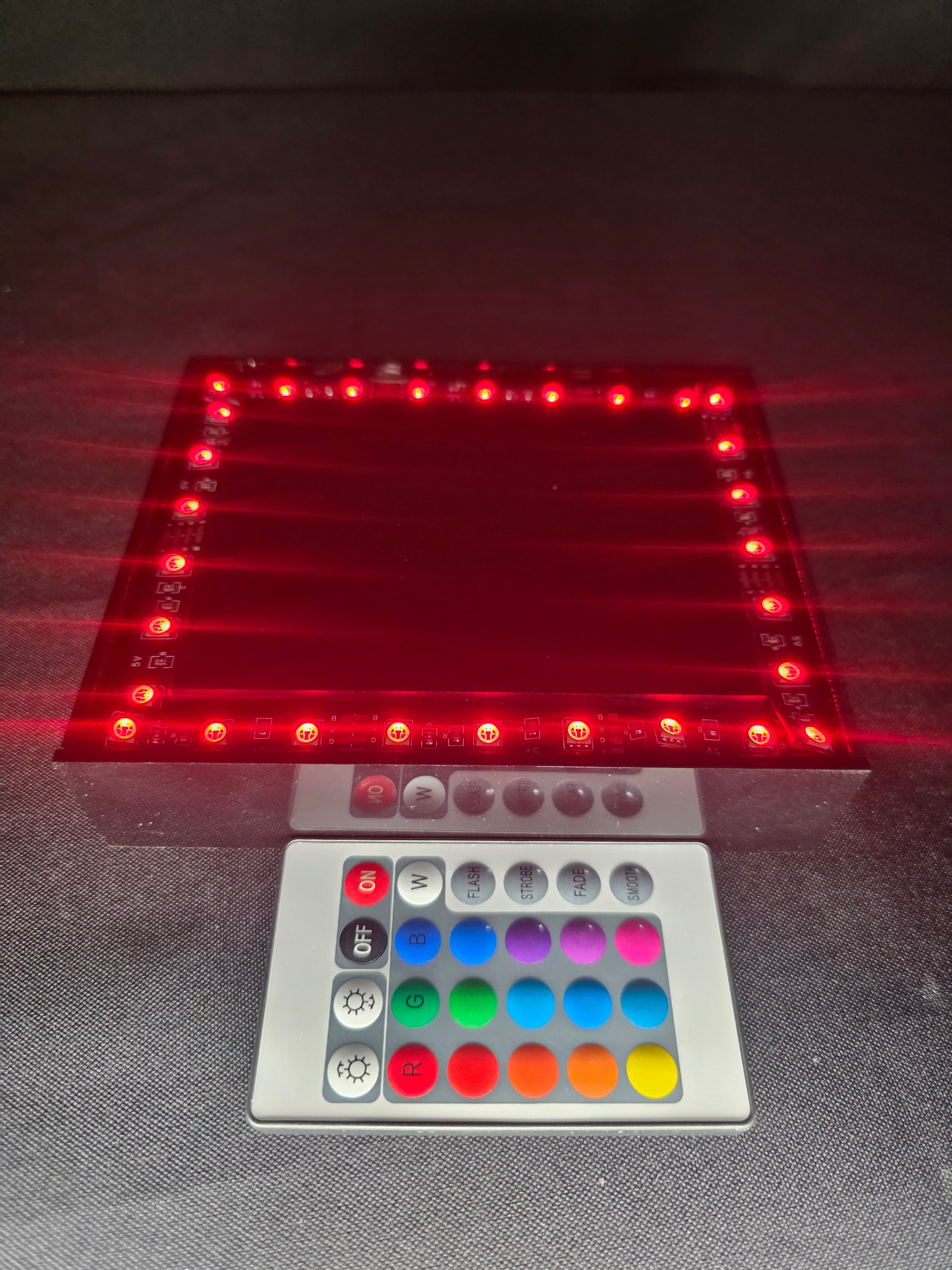 A Multi-Color LED Base Stand