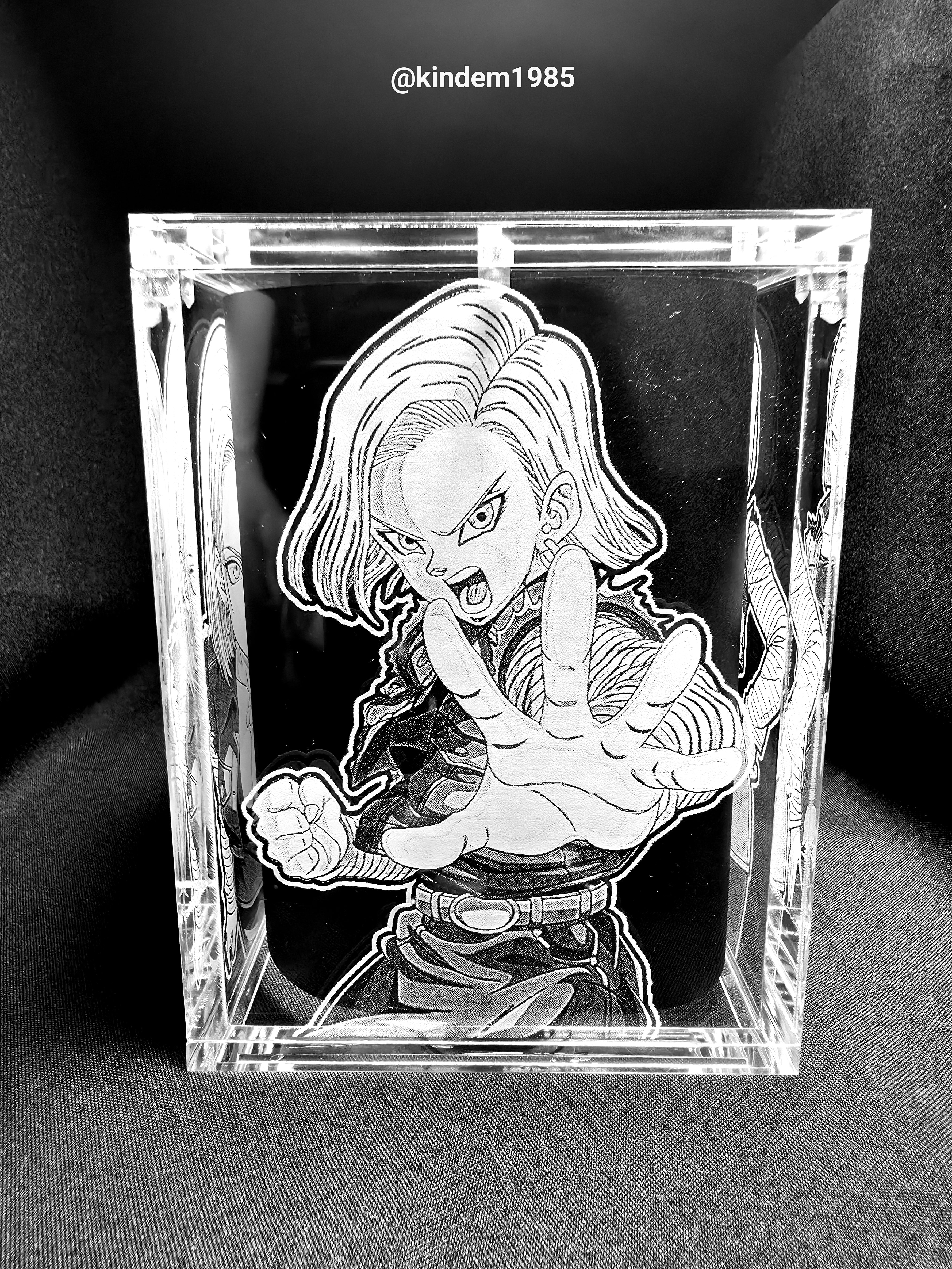 Android 18 DBZ Funko Pop Custom Premium Armor