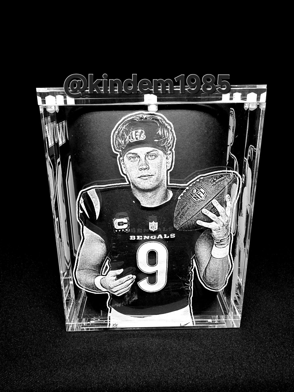 Joe Burrow Funko Pop Custom Premium Armor