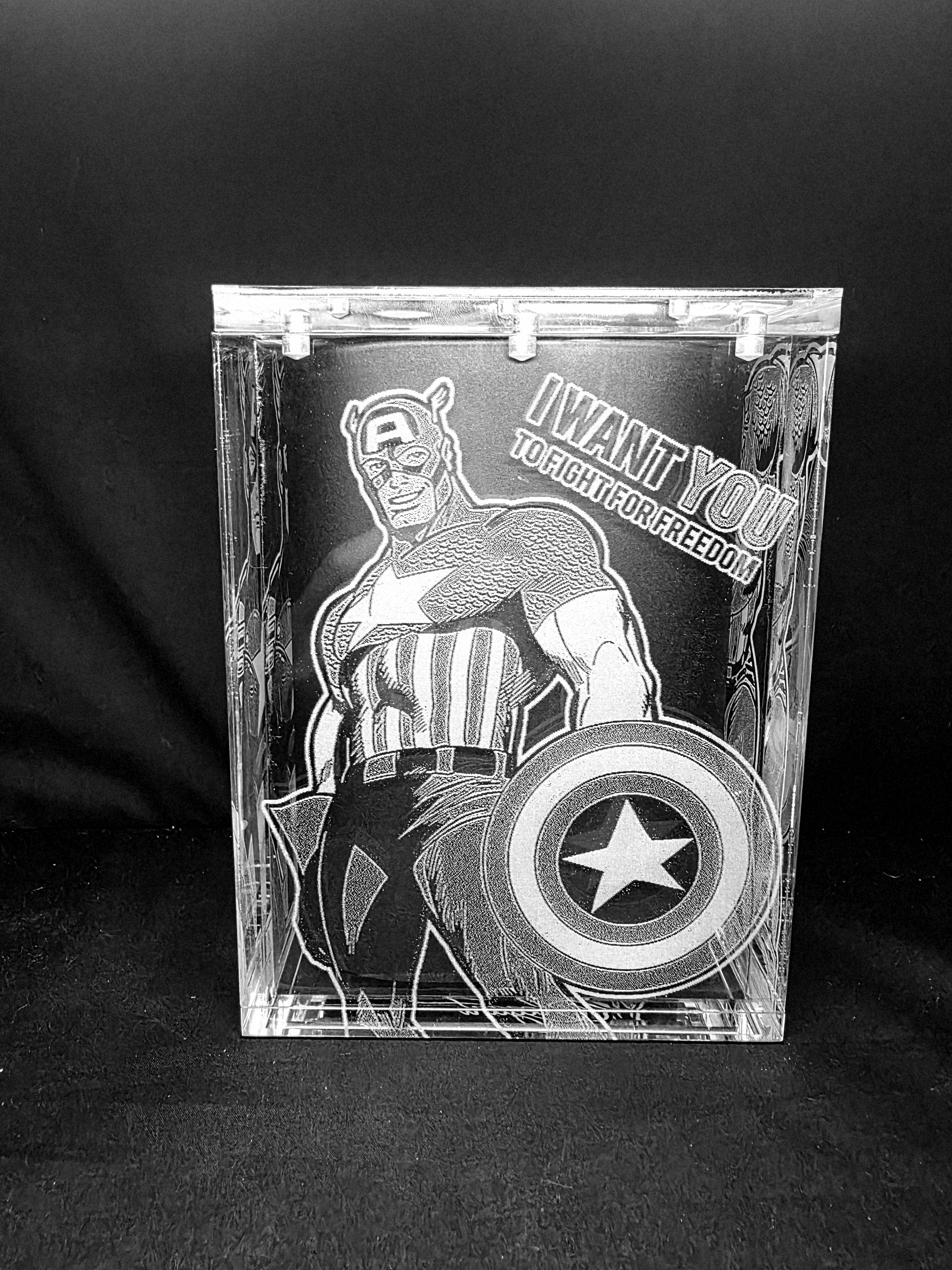 Captain America Funko Pop Custom Premium Armor