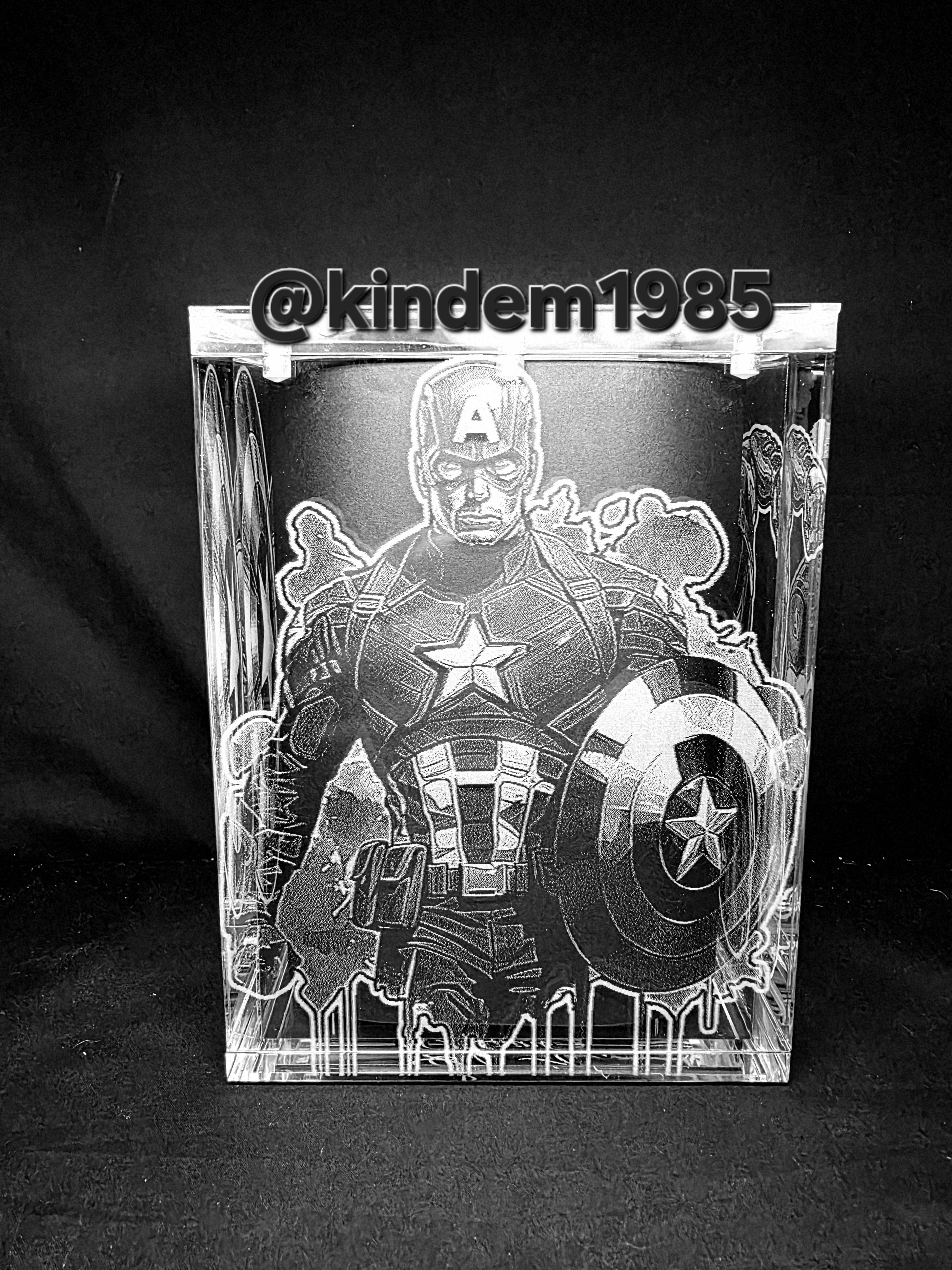 Captain America Funko Pop Custom Premium Armor