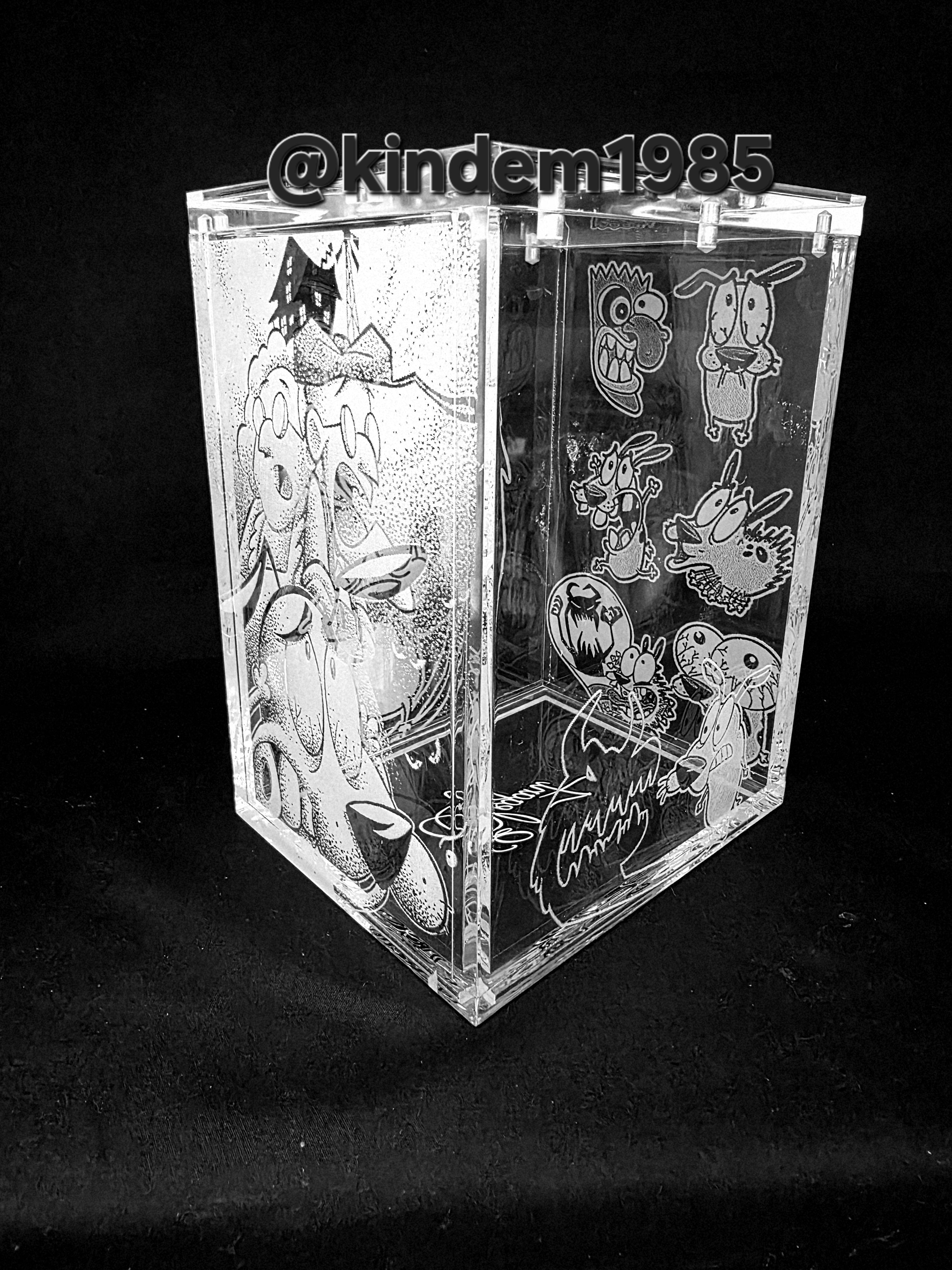 Courage The Cowardly Dog Funko Pop Custom Premium Armor