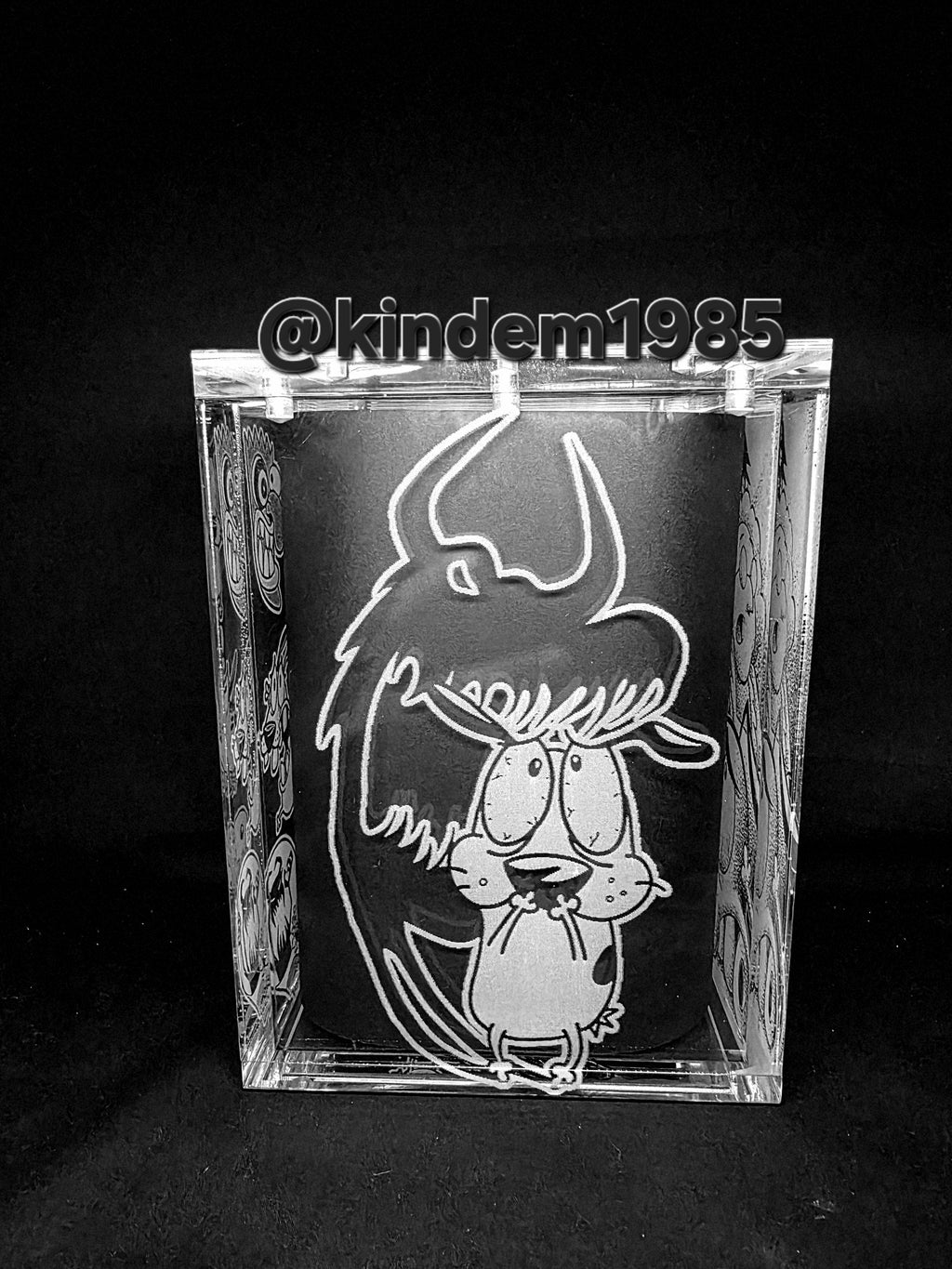 Courage The Cowardly Dog Funko Pop Custom Premium Armor