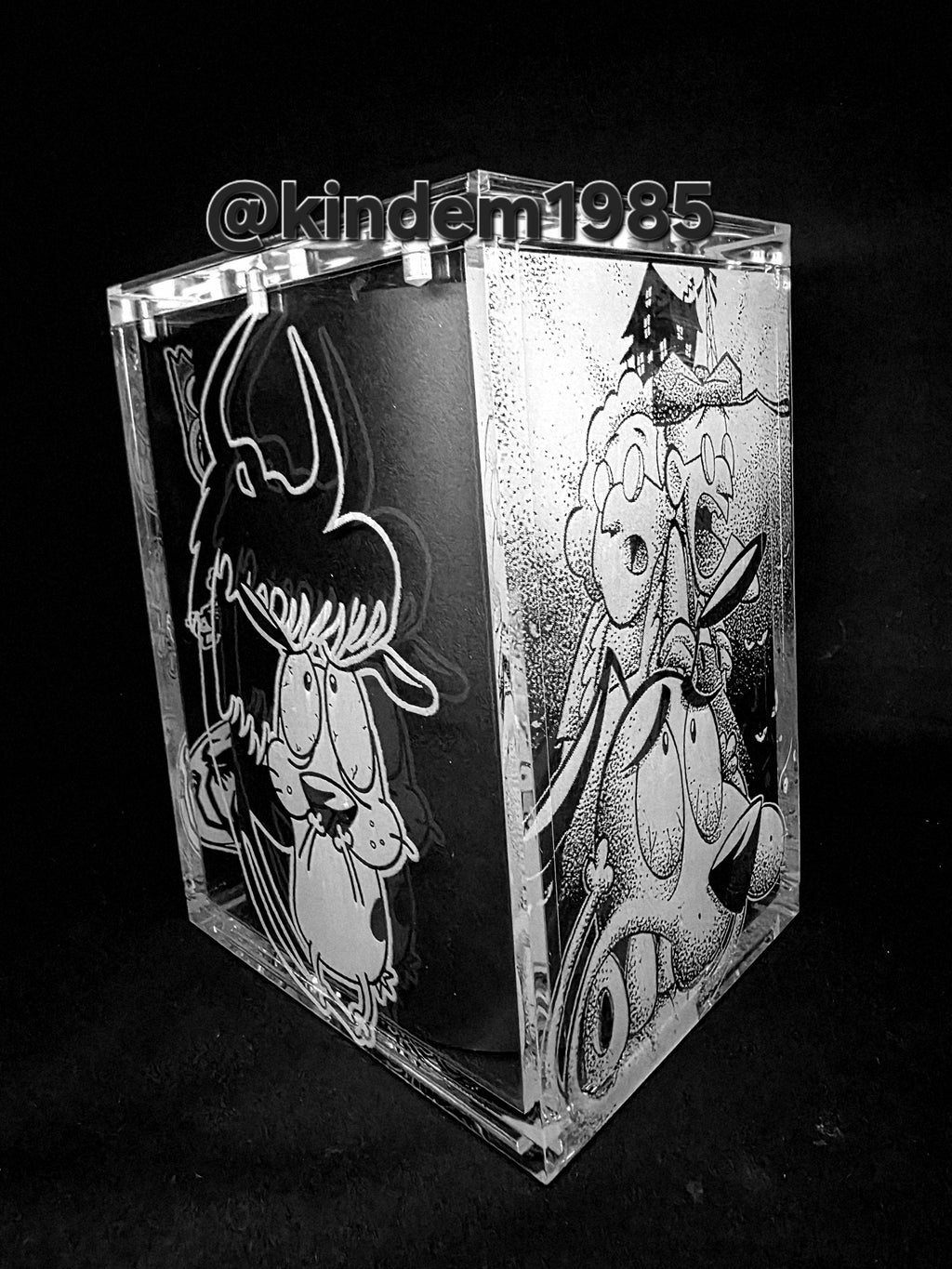 Courage The Cowardly Dog Funko Pop Custom Premium Armor