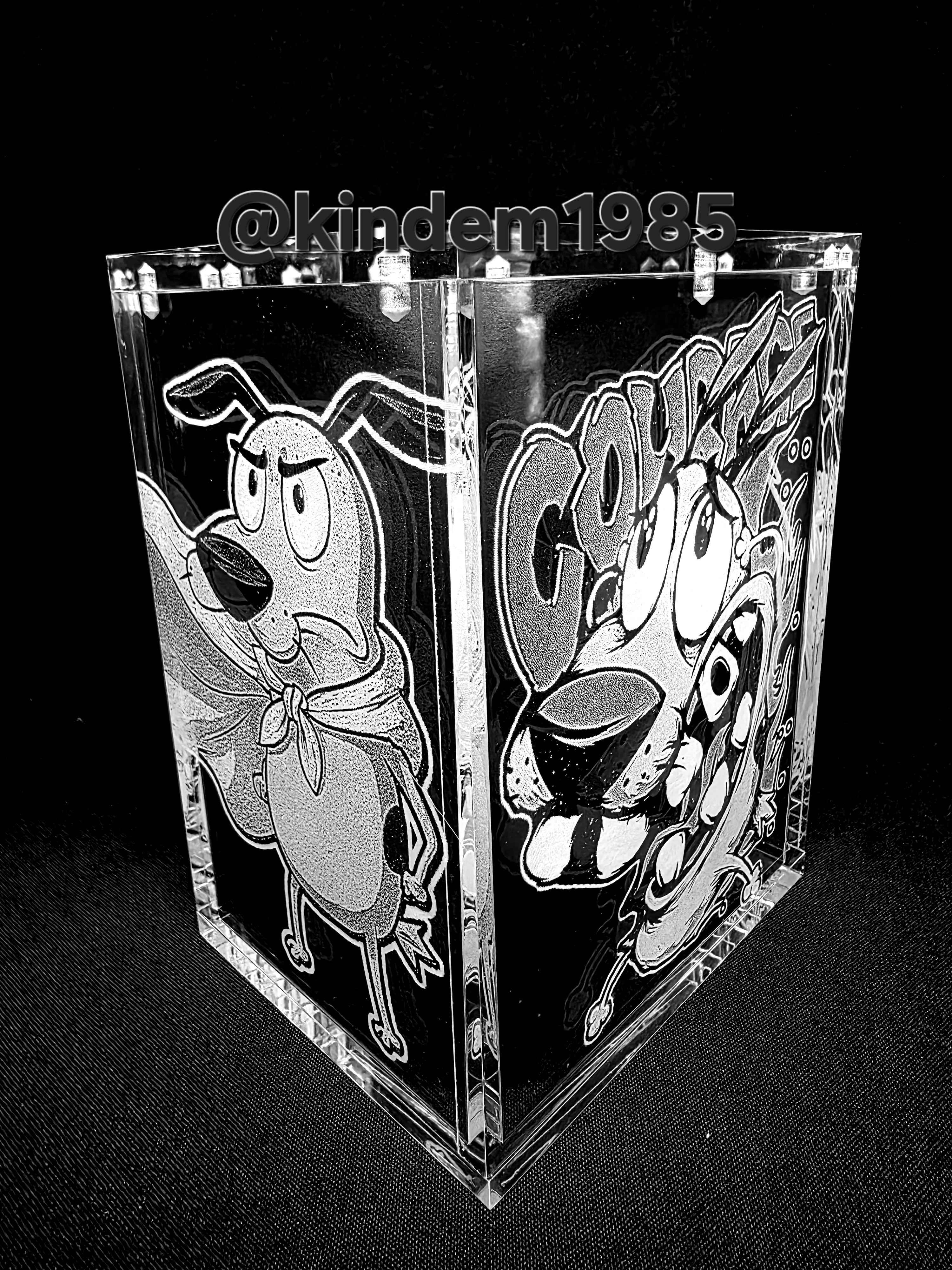 Courage The Cowardly Dog Funko Pop Custom Premium Armor