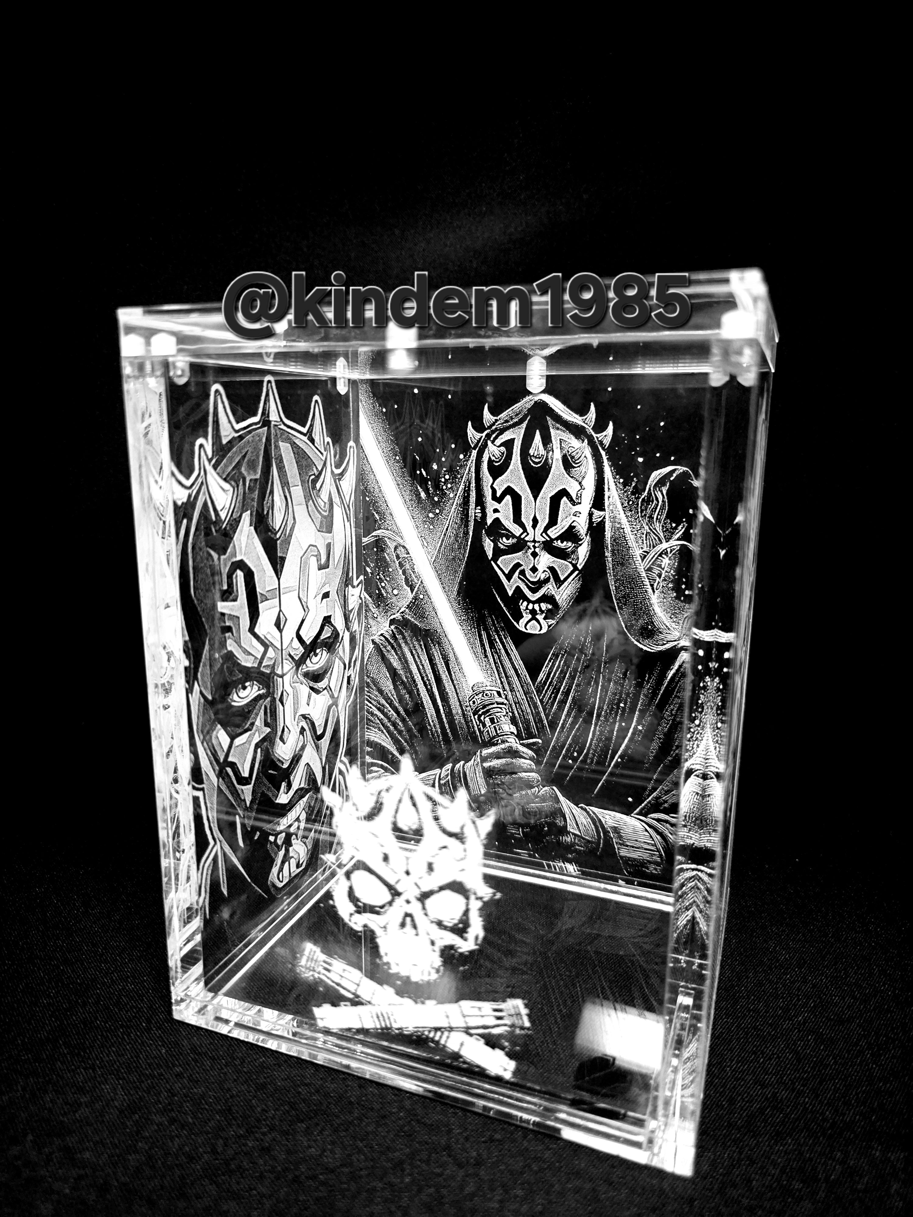 Darth Maul Star Wars Funko Pop Custom Premium Armor