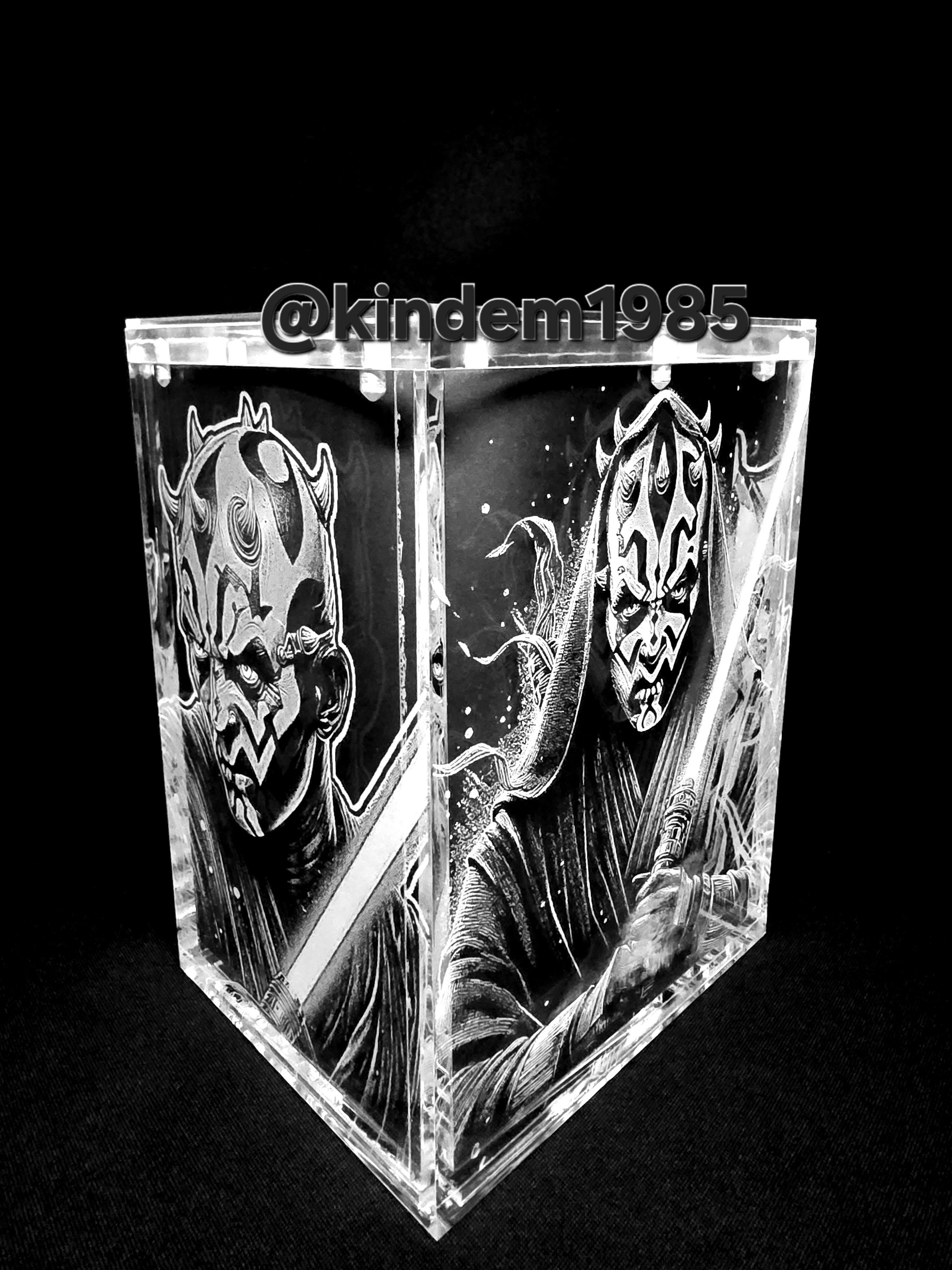 Darth Maul Star Wars Funko Pop Custom Premium Armor