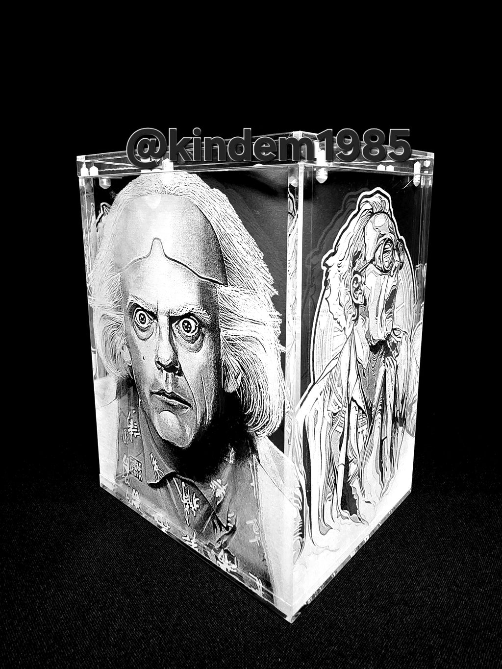 Doc Brown Back To The Future Funko Pop Custom Premium Armor