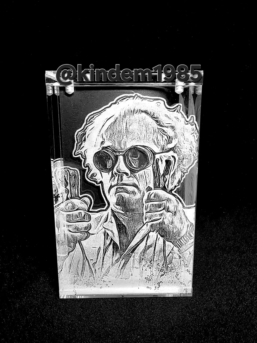 Doc Brown Back To The Future Funko Pop Custom Premium Armor