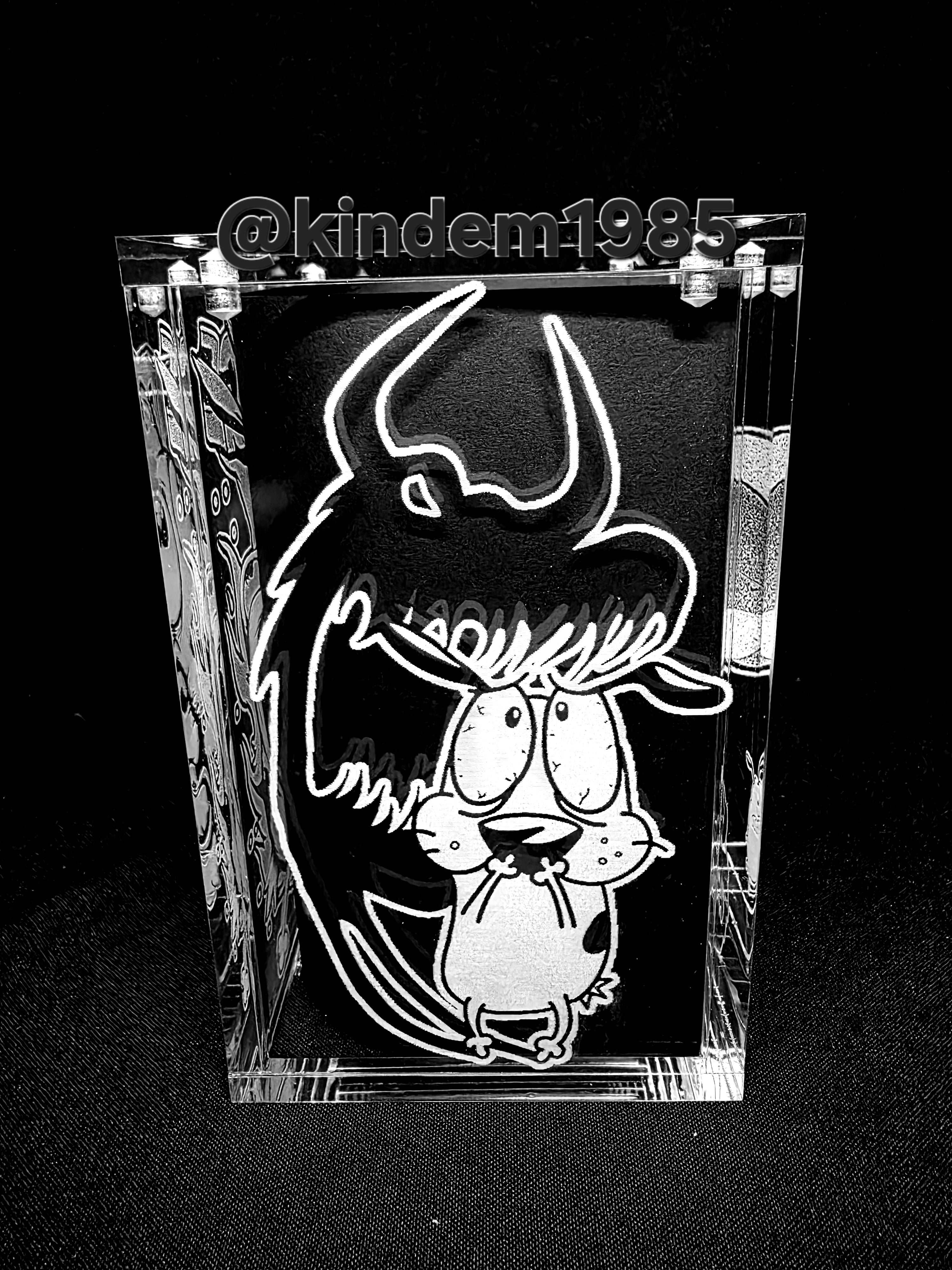 Courage The Cowardly Dog Funko Pop Custom Premium Armor