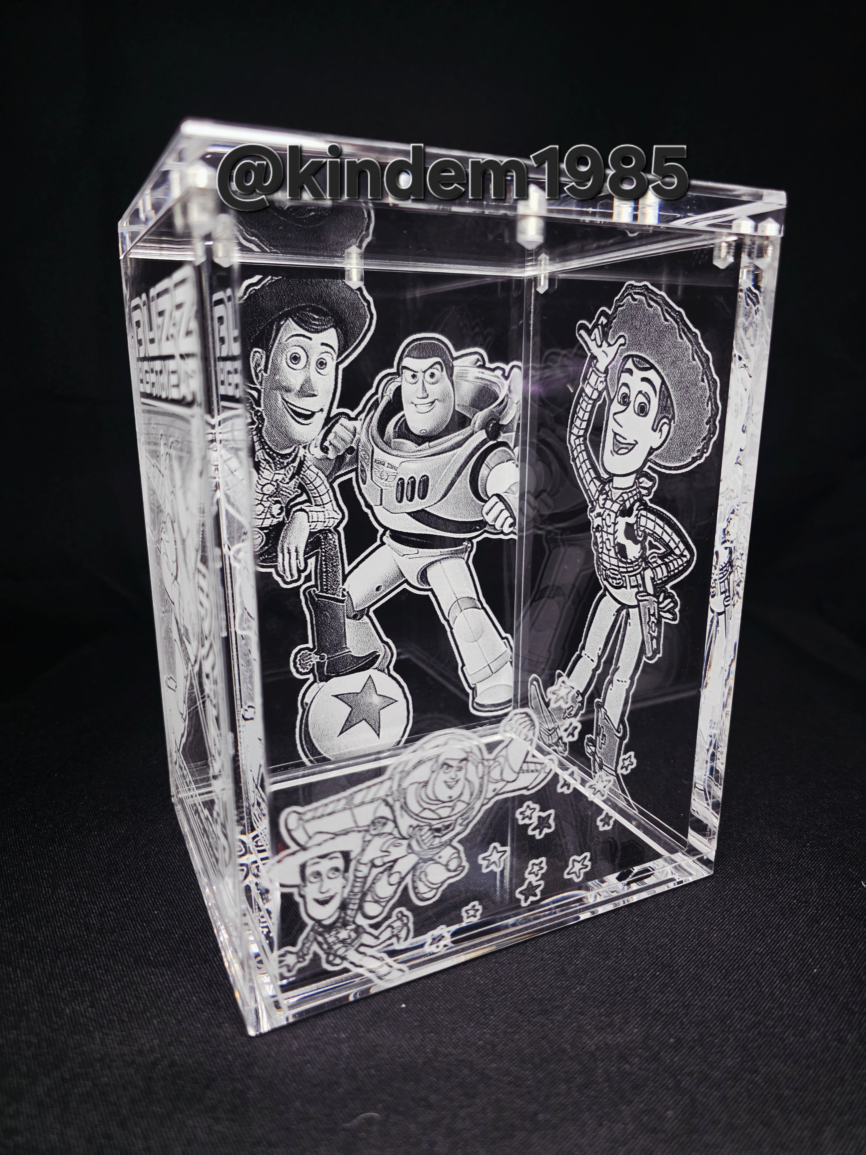 Toy Story Woody Buzz Funko Pop Premium Armor Custom Protector